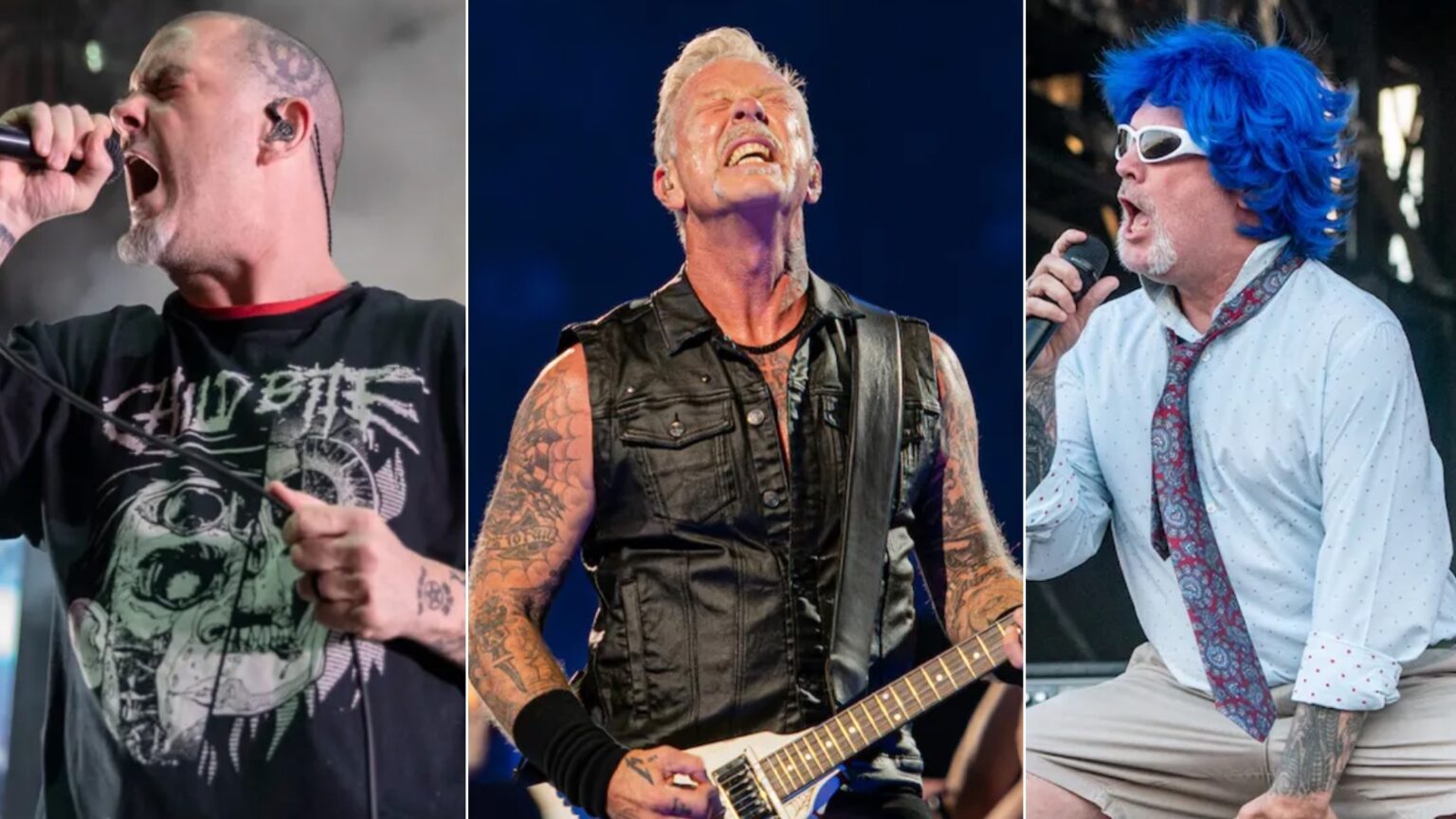 Metallica Set 2025 American Tour with Pantera and Limp Bizkit